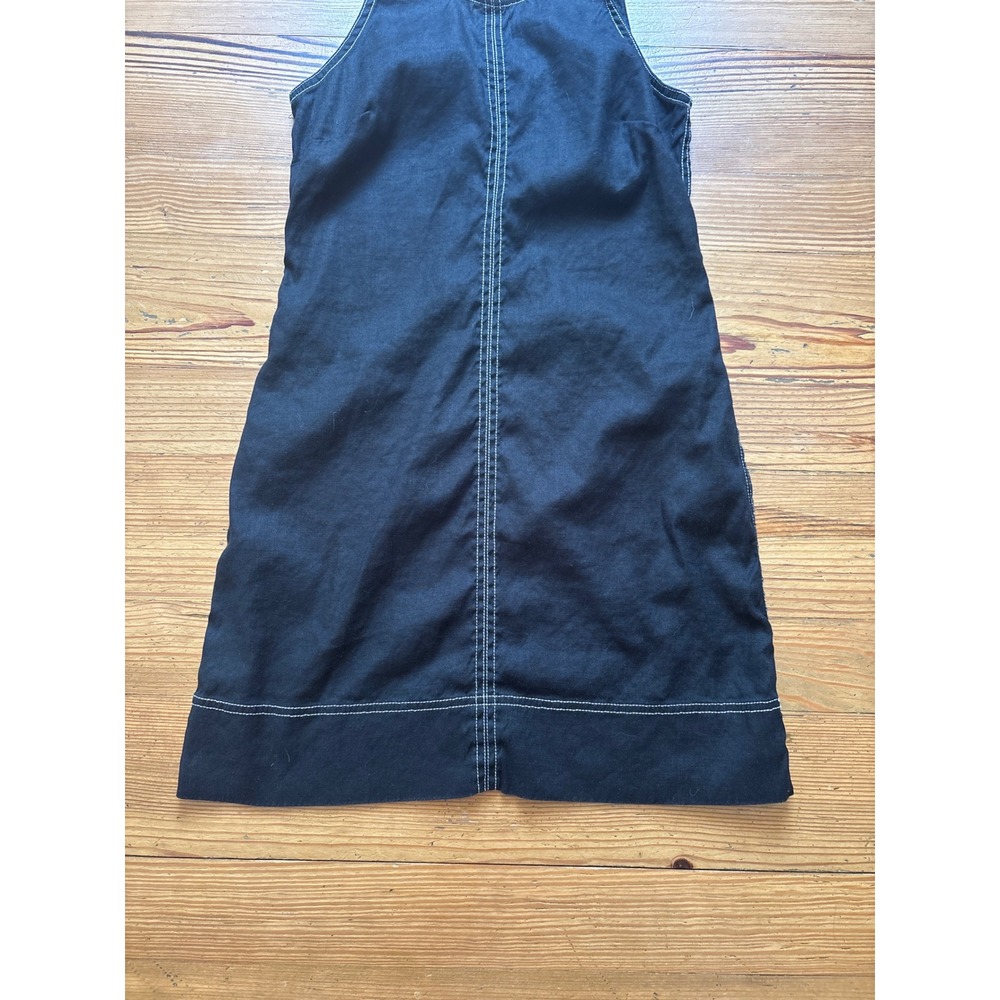 Tommy Bahama Shift Dress Women Black Contrast Stitch Linen Blend SIZE S - Picture 3 of 7